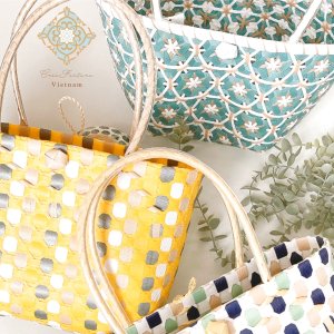 ベトナムカゴバッグ